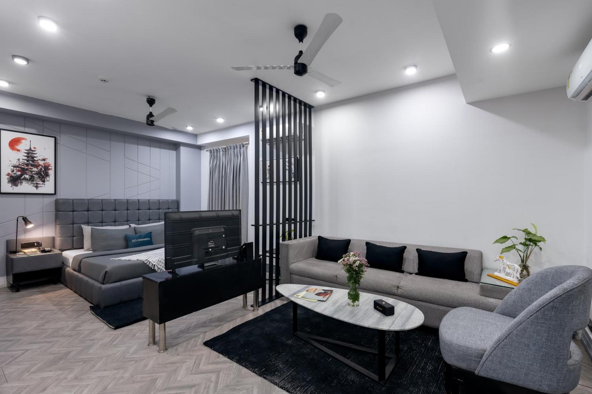 Bedchambers Serviced Apartments - Cyber City Gurgaon Exterior foto
